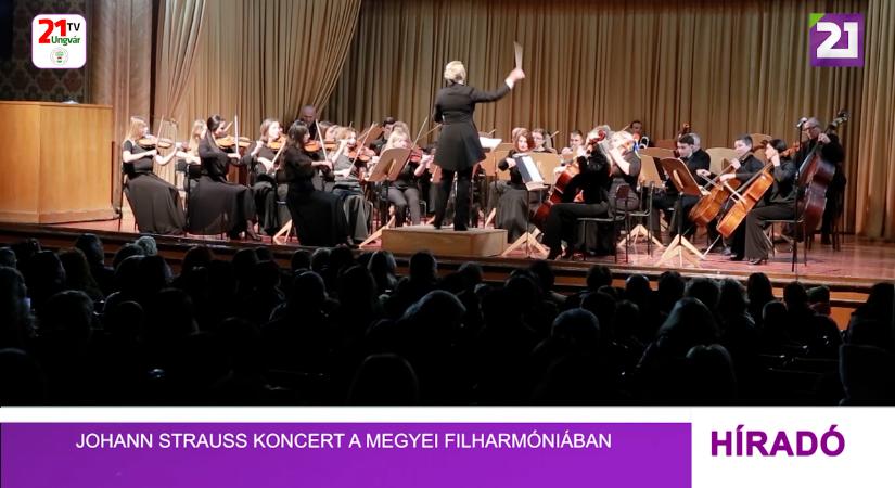 Johann Strauss koncert a Megyei Filharmóniában (videó)
