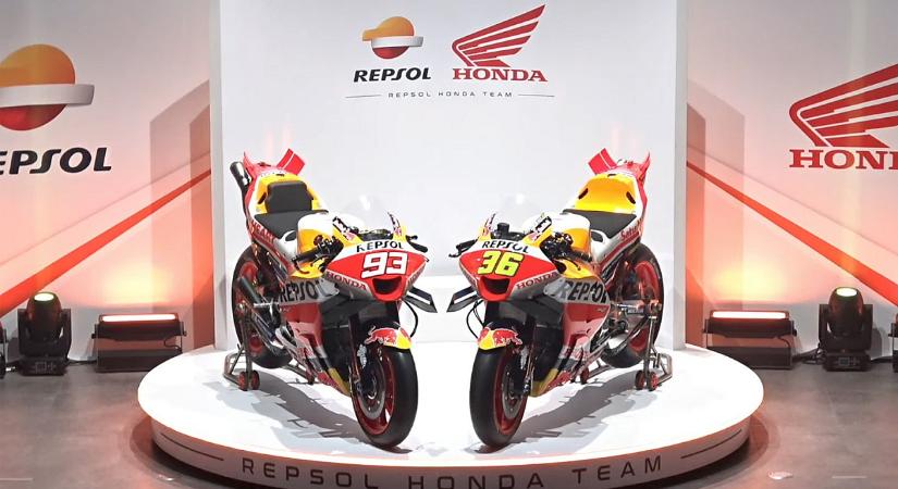 Bemutatták Marc Marquez és Joan Mir 2023-as motorját, íme, az új Repsol Honda!