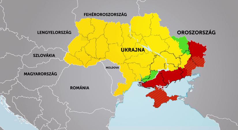 Háború Ukrajnában: Az orosz hadsereg előrenyomul a donyecki fronton