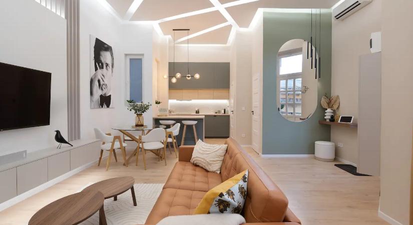 Páratlanul szép lett ez az 55 m2-es Akácfa utcai Airbnb lakás