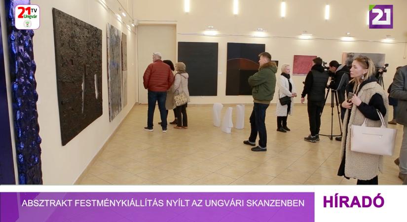 Absztrakt festménykiállítás nyílt az ungvári skanzenben (videó)