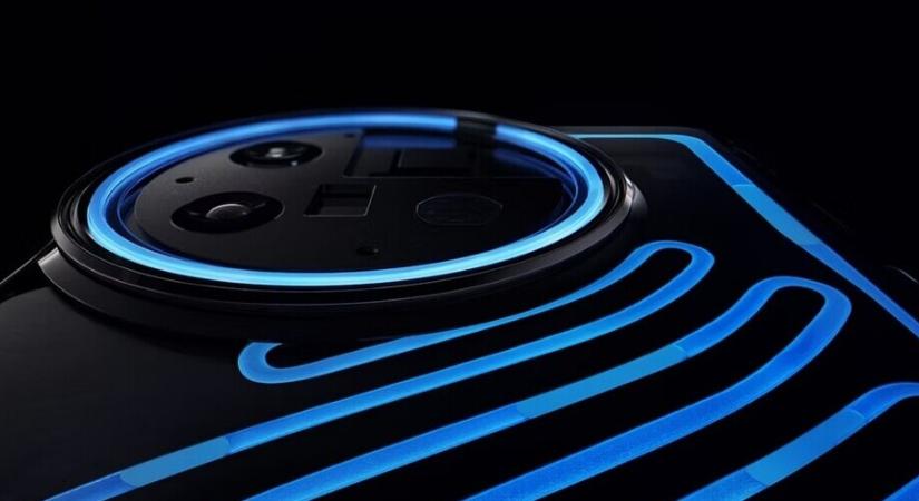 Hűtőrendszer világít a OnePlus 11 Concept hátulján