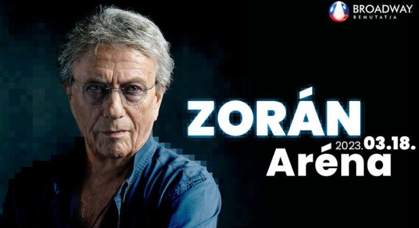 Ez lesz a 14. fullos Zorán-koncert az Arénában