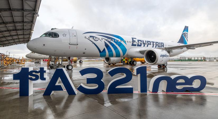 Átvette első A321neo gépét az Egyptair