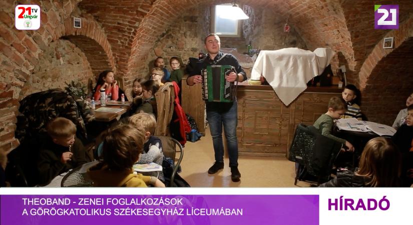TheoBand - zenei foglalkozások a görögkatolikus székesegyház líceumában (videó)