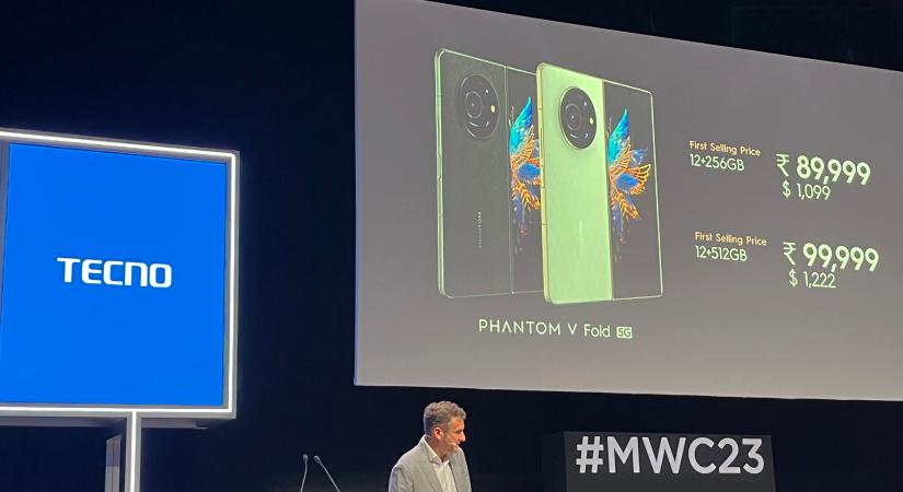 MWC 2023: A Tecno Phantom V Fold lehetne a legnépszerűbb kinyitható, de…
