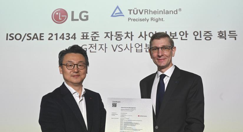 Az LG innovációi teljesítik a legújabb gépjármű-kiberbiztonsági szabványok követelményeit