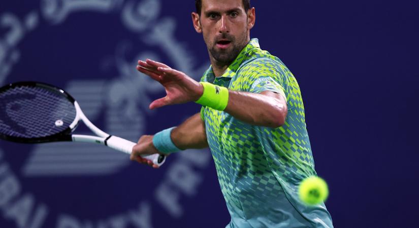 Tenisz: Djokovics bejutott az elődöntőbe a dubai tornán