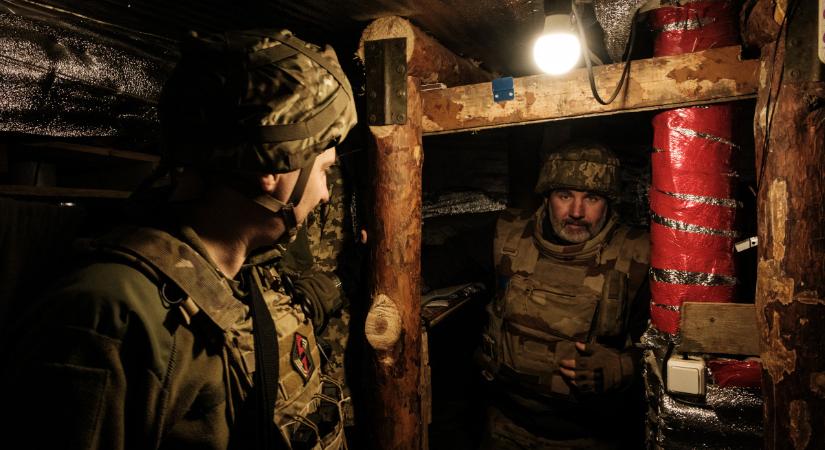 Mini bunkereket építenek az ukránok a lövészárok-háborúhoz