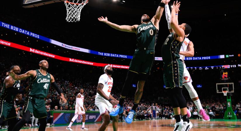 NBA: dupla hosszabbításban nyert a Celtics ellen a Knicks