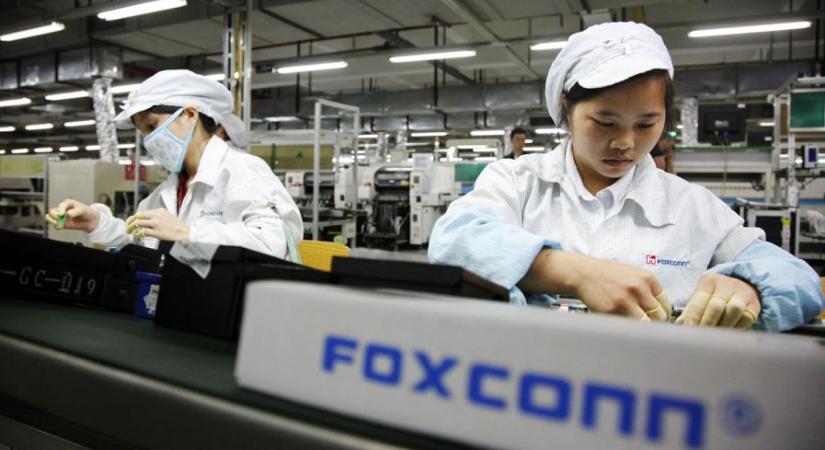 Visszaesett a Foxconn bevétele a gyengülő kereslet miatt