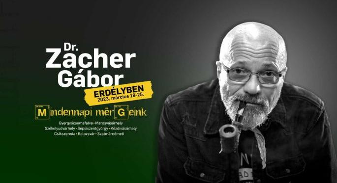 Újra Erdélybe látogat dr. Zacher Gábor toxikológus: ezúttal a dühről, a frusztrációról és a haragról tart előadásokat