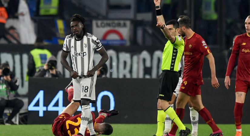 Juventus: két meccset kell kihagynia az AS Roma ellen kiállított támadónak!