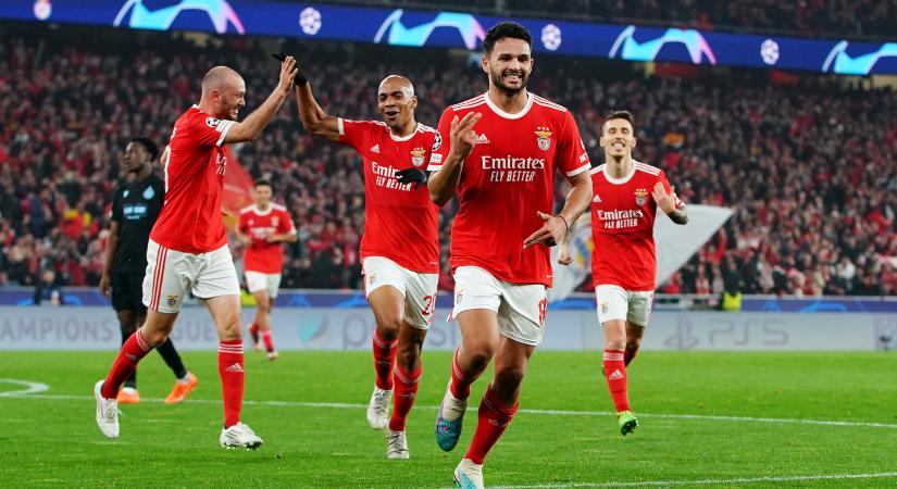 Hetet rúgott, kiütéssel jutott tovább a Benfica a BL-ben
