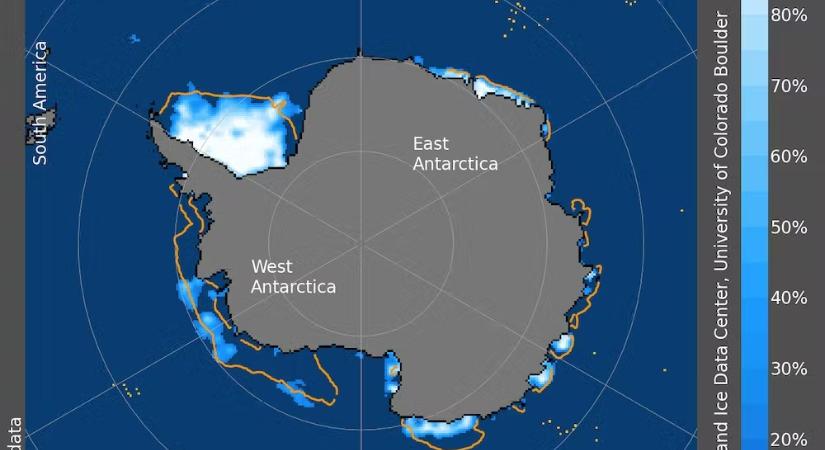 Az antarktiszi jégtakaró olvad, és ennek komoly következményei lesznek