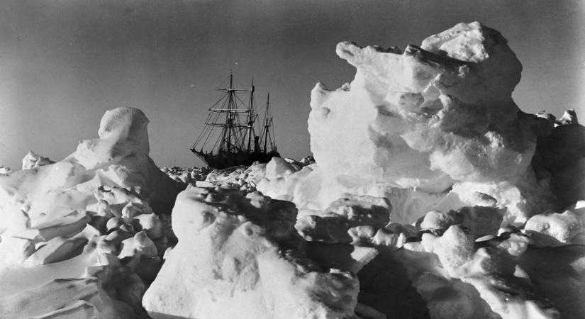 Ritka fotók kerültek elő a több mint 100 éves Antarktiszi Expedícióról