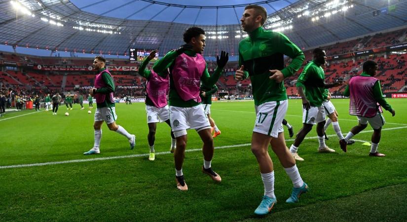 Bayer Leverkusen–Ferencváros: egy távoli lövéssel vezetnek a németek