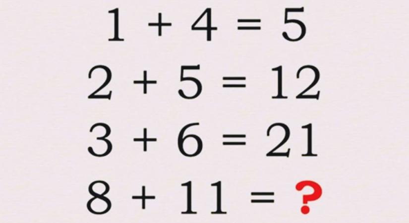 IQ-teszt: matek-rejtvény kizárólag a kiválasztottaknak! – Megpróbálod?
