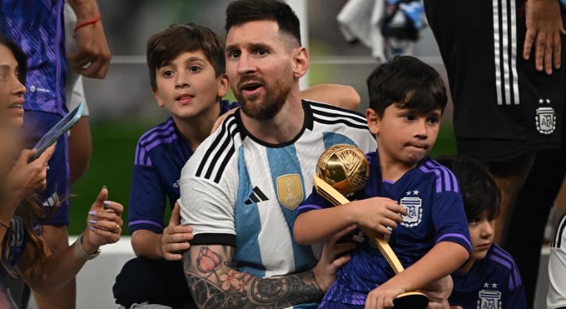 Így köszöntötte fel a nagy nap alkalmából a kisfiát Lionel Messi dögös felesége - képek