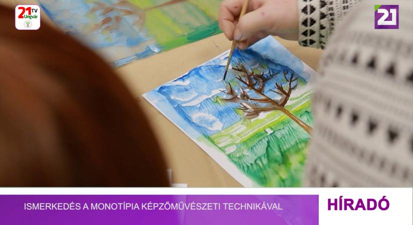 Ismerkedés a monotípia képzőművészeti technikával (videó)