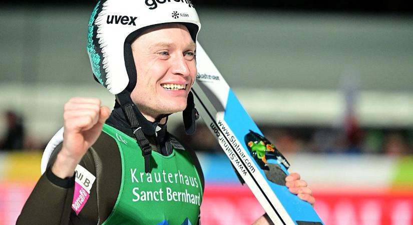 Síugrás: hatalmasat ugrott másodikra, Lanisek nyert Oslóban