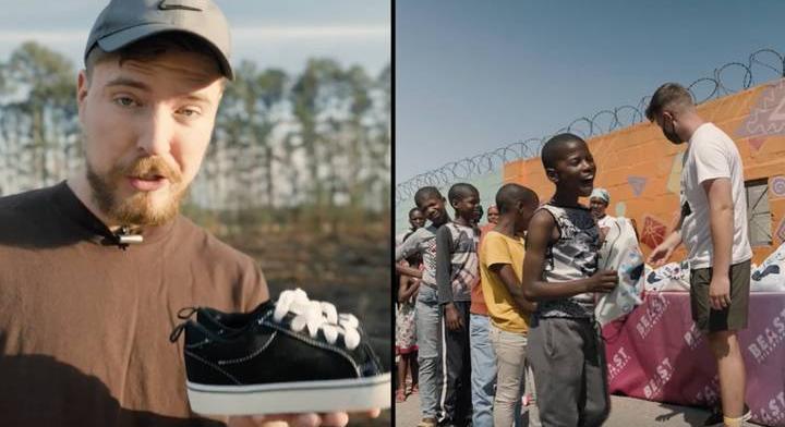 Nyomorpornó? – Mr.Beast 20.000 afrikai gyereknek adott cipőt, mégis áll a bál körülötte