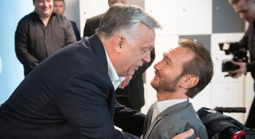Orbán Viktor: Nick Vujicic Isten hozta!