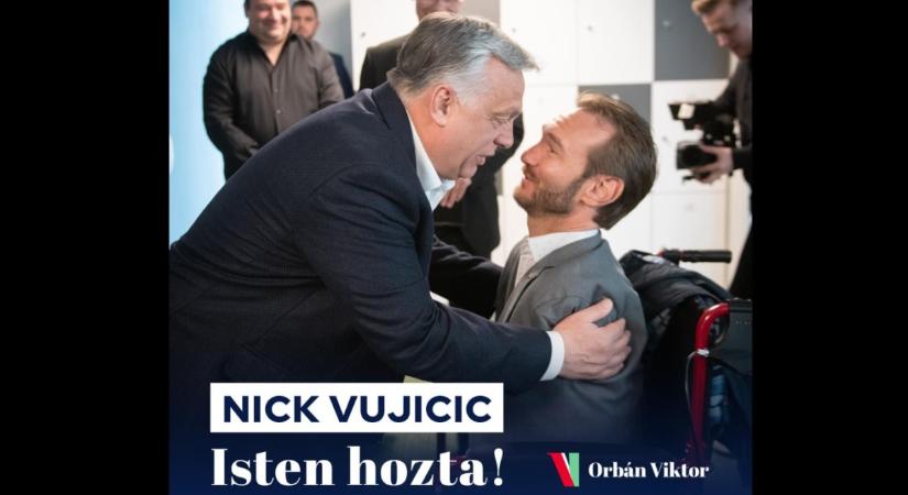 Így üdvözölte Orbán Viktor a Magyarországra látogató Nick Vujicic-et