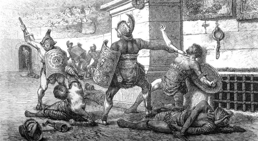 Szokatlan helyen bukkantak gladiátorok emlékére