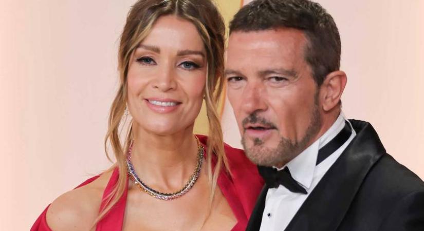 Antonio Banderas 22 évvel fiatalabb párja mellvillantós szettben ment az Oscar-gálára: Nicole vonzotta a tekinteteket