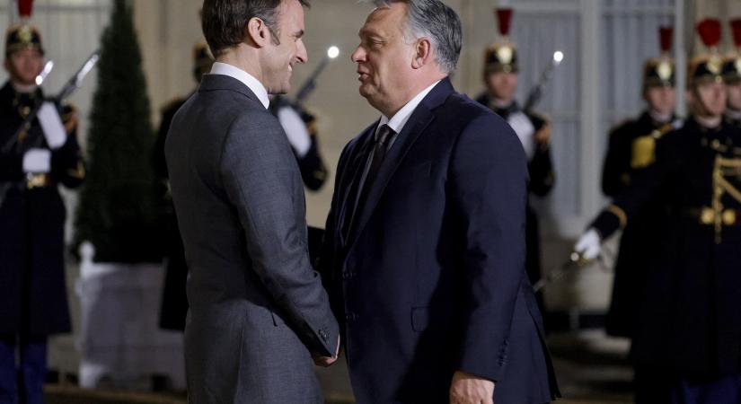 Orbánnal találkozott Macron, aki az „európai egység” szükségességéről beszélt
