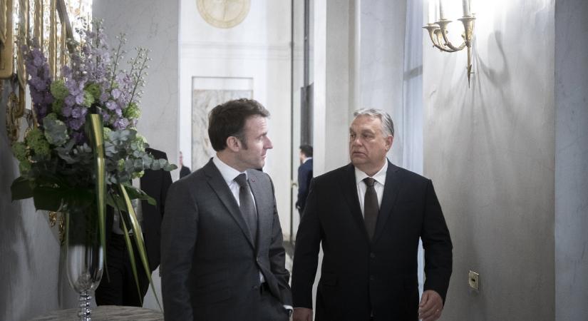 Az európai egységet hangsúlyozta Macron az Orbánnal folytatott találkozón