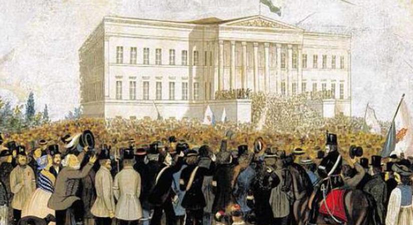Éppen a hónap legcsapadékosabb napjára esett a március 15-i forradalom 175 éve