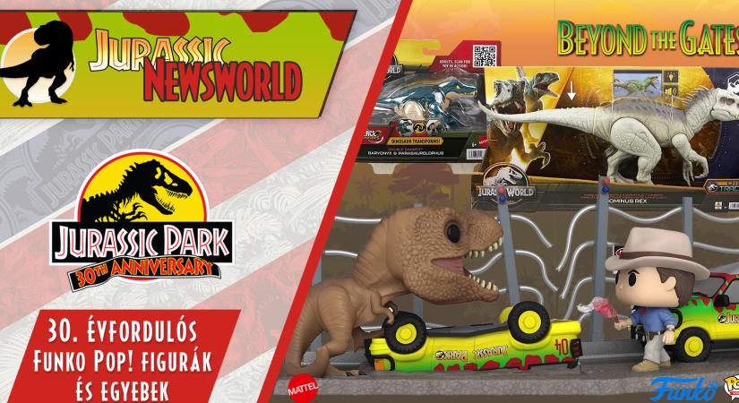 Jurassic Newsworld: 30. évfordulós Funko Pop! figurák és egyebek