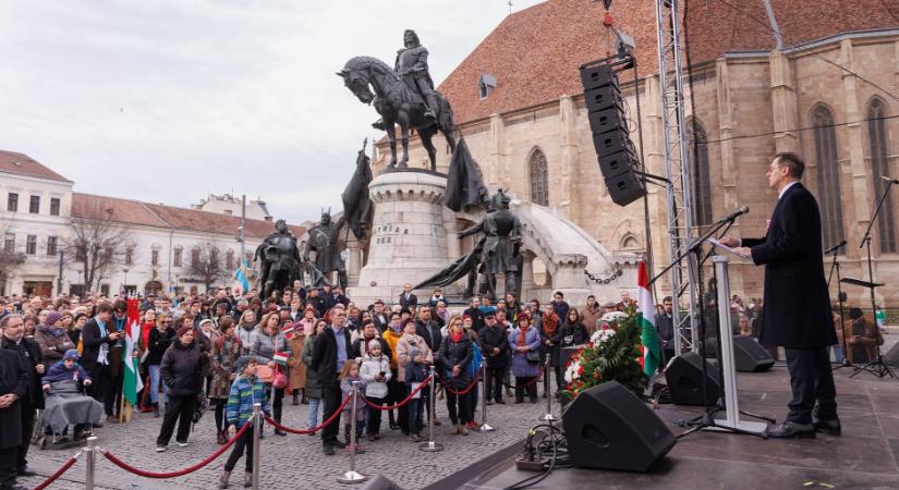 Varga Mihály Erdély fővárosában, Kolozsvárott ünnepelt március 15. alkalmából - fotók
