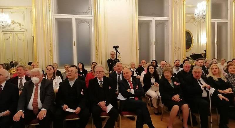Március 15-i megemlékezés a bécsi nagykövetségen