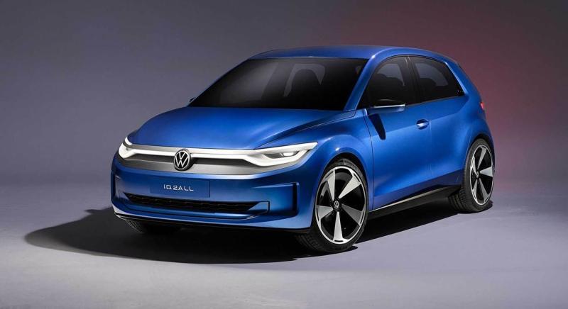Ilyen lesz a Volkswagen „olcsó” elektromos autója – íme, az ID.2all koncepció