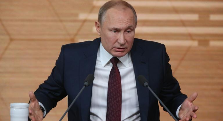 Elfogatóparancsot adtak ki Vlagyimir Putyin ellen