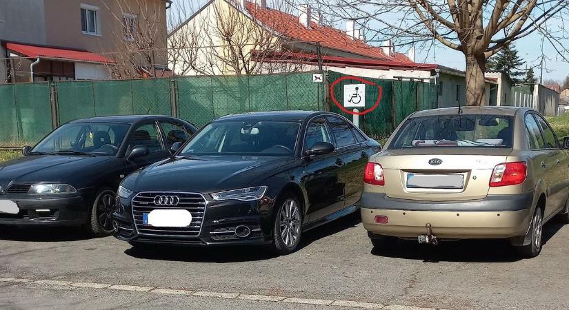 Így parkoltok Ti, Nagykanizsa!