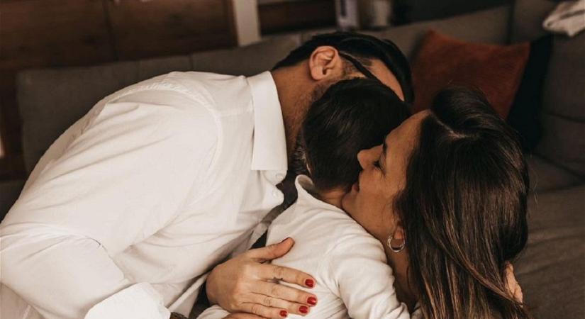 Megható fotó Debreczeni Zita és Gianni második gyermekéről