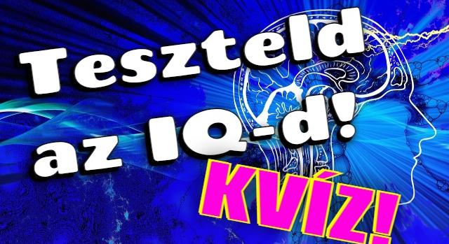 IQ kvíz: Teszteld a veled született intelligenciád egy 10 kérdéses kvízzel!