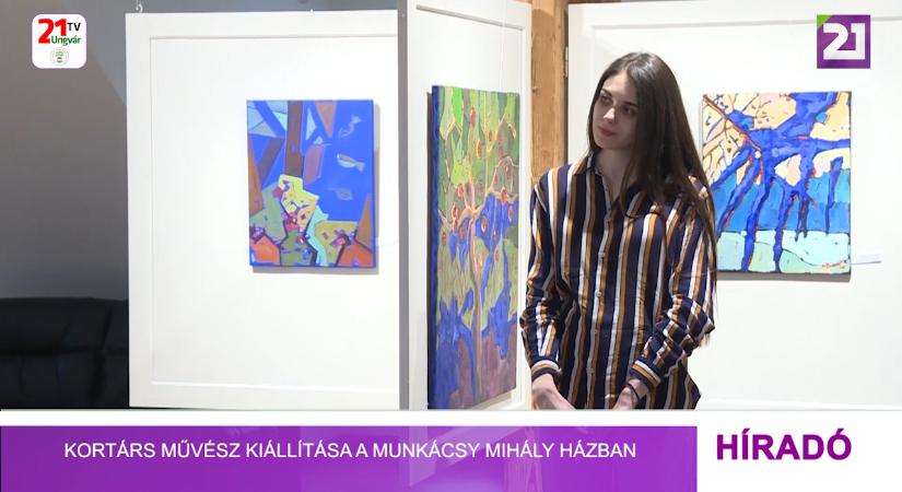 Kortárs művész kiállítása a Munkácsy Mihály Házban (videó)