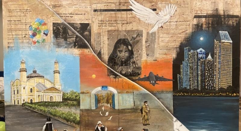Művészet, terápia: afgán nők festményei a tálib uralomról