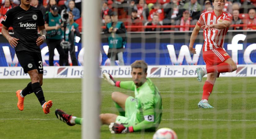 Bundesliga: szerencsés gólokkal nyert az Union a Frankfurt ellen