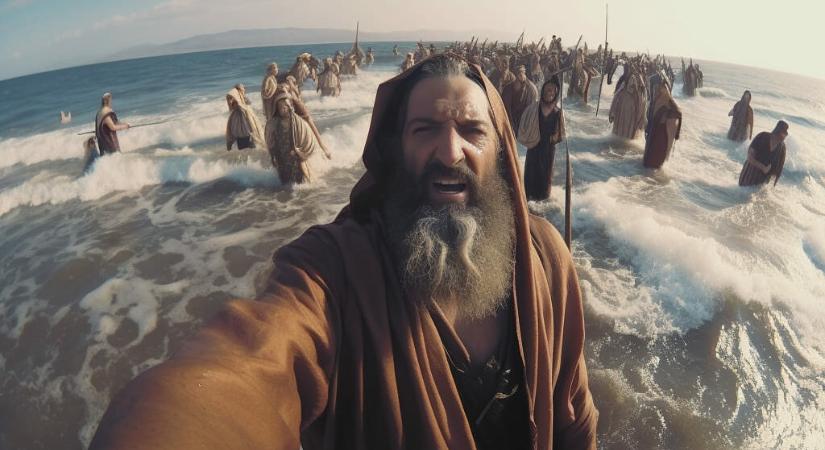 Így vezette ki a selfiező Mózes a zsidókat Egyiptomból