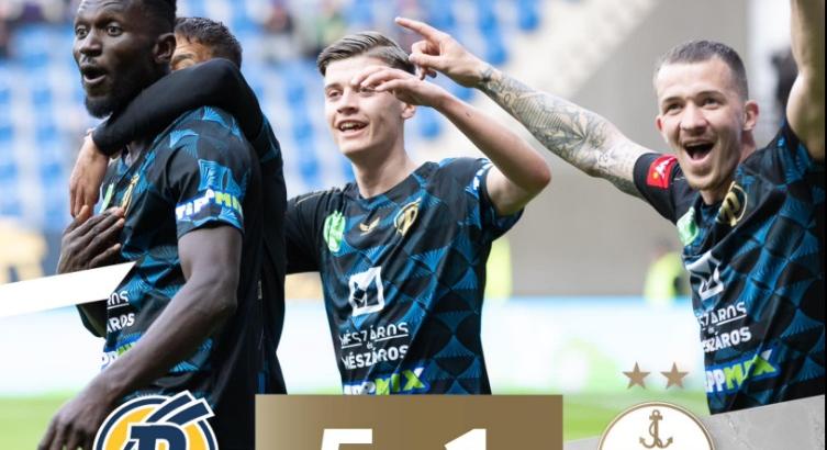 Corbut, Colley, Slagveer és Zahedi góljaival kiütötte a Puskás Akadémia az Újpestet, a Loki már csak 5. a bajnokságban