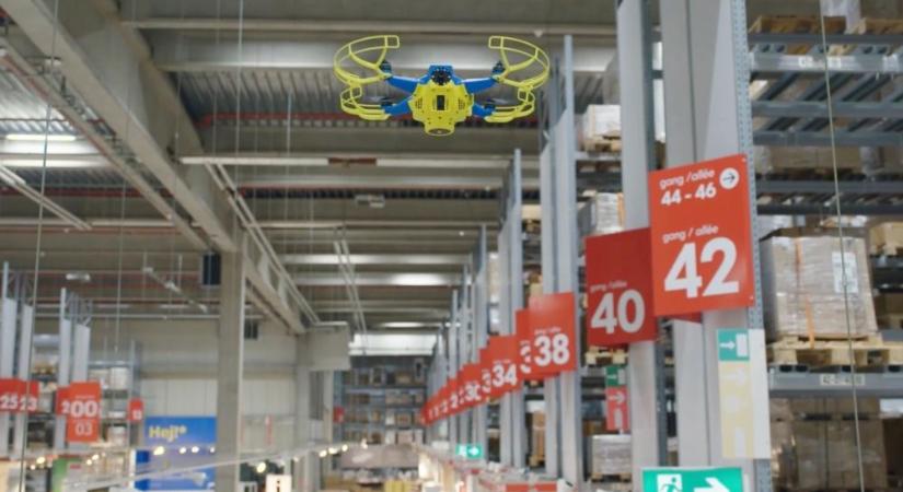 Még több drón leltároz az IKEA-nál