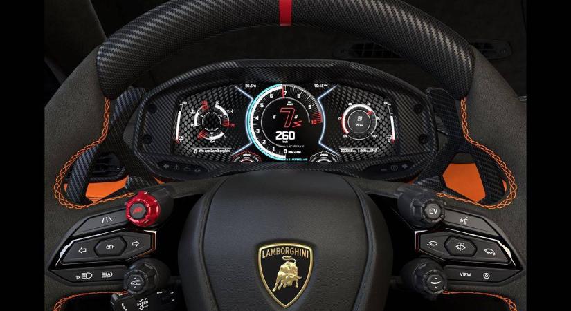 Tizenhárom vezetési üzemmódot kap az új Lamborghini