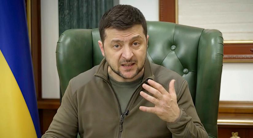 Zelenszkij az ostromlott Bahmutba látogatott (Videó)
