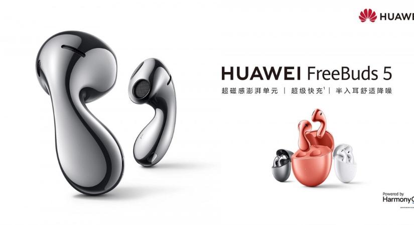 Hibrid zajszűrést kínál meglehetősen furcsa formában a Huawei FreeBuds 5